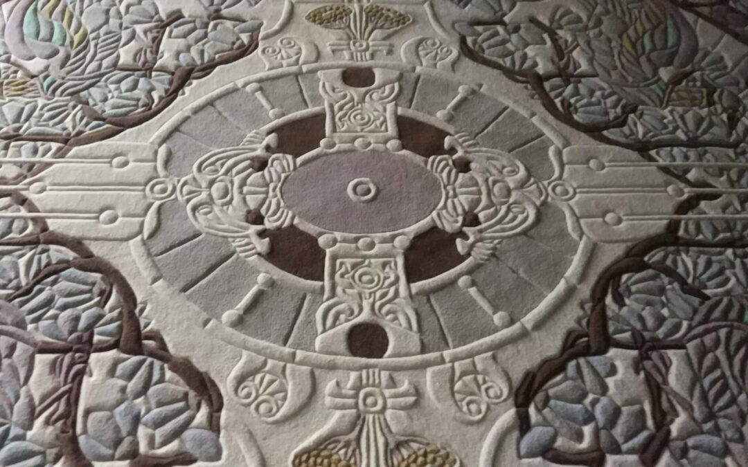 Sculptural Art Nouveau Carpet