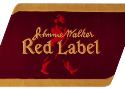 Ковер Johnnie Walker Red Label – ручной работы - вид сверху