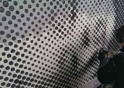 "Handmade Marilyn Monroe wool rug in black and white by Carpet Studio"