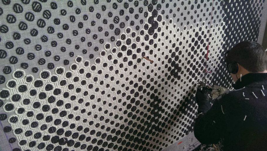 Ковер Мерлин Монро - изготовление ковра тафтинг