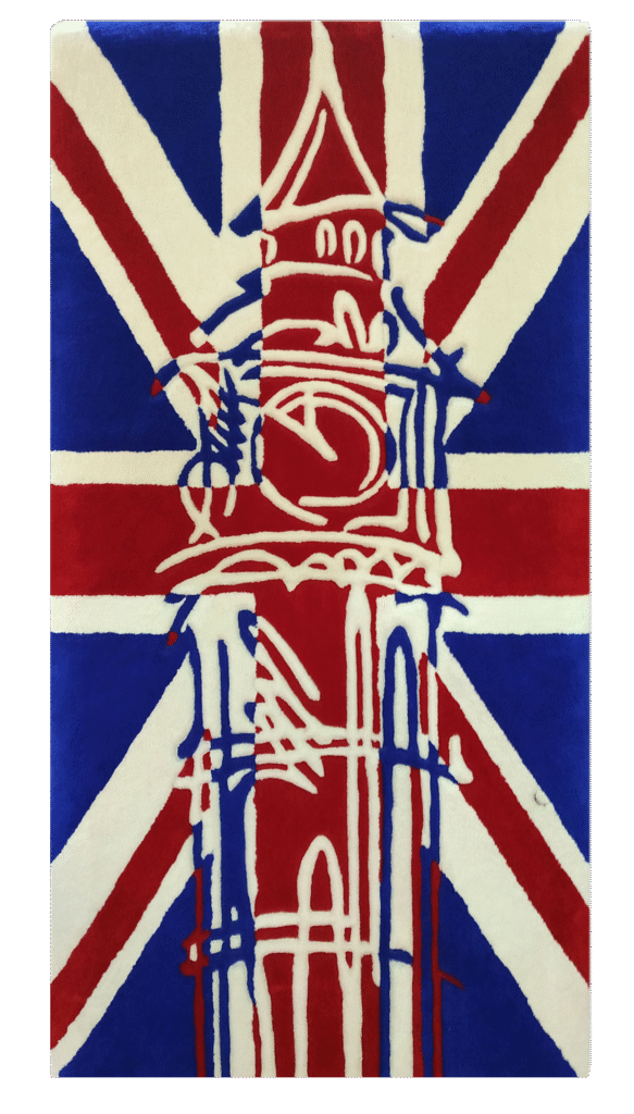 Carpet British flag Big with Ben