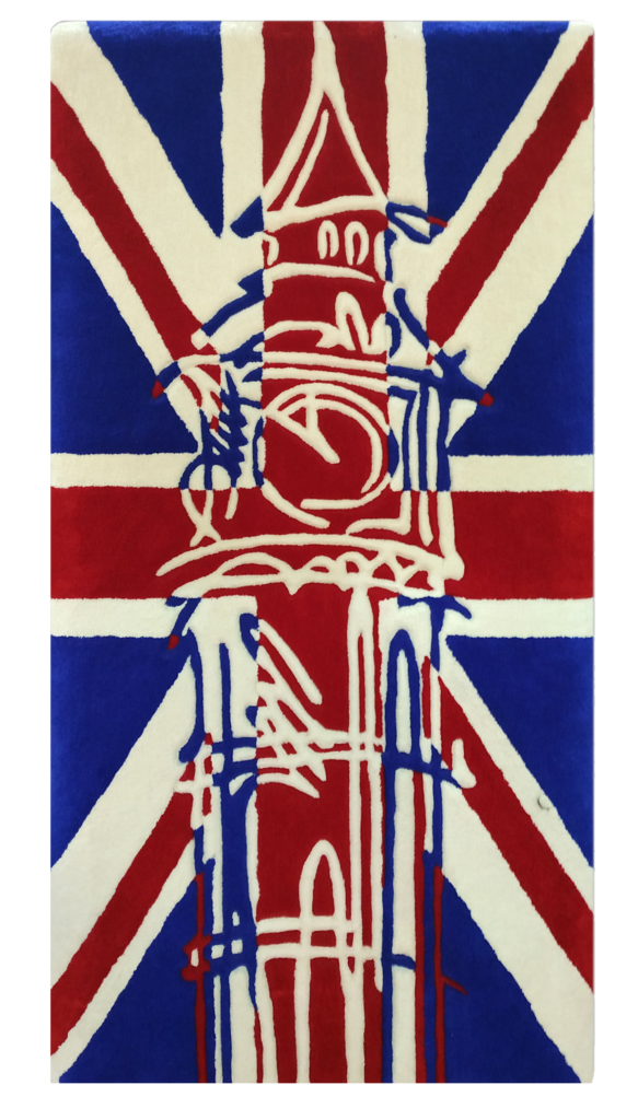 Carpet British flag Big with Ben