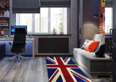 carpet British flag Union jack floor