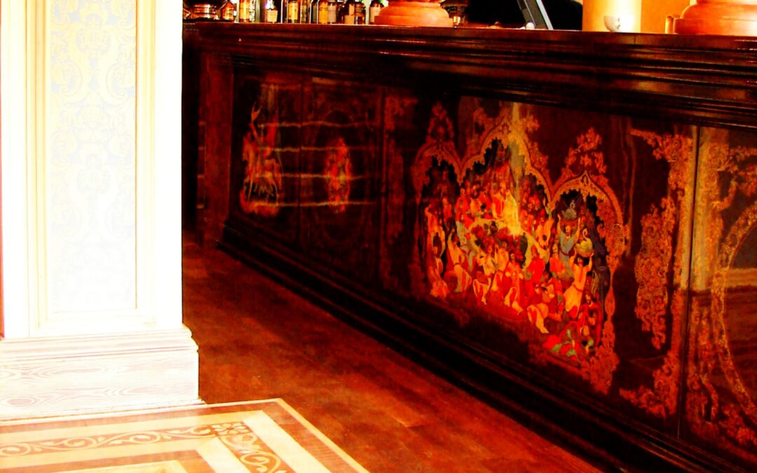 Russian-Style Rugs for a London Restaurant – Palekh-Inspired Carpet Design