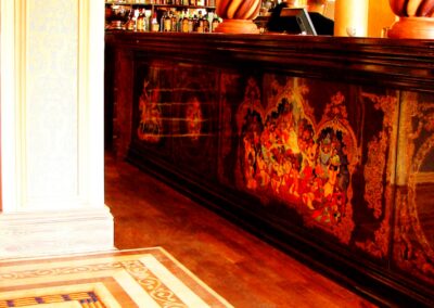 Russian-Style Rugs for a London Restaurant – Palekh-Inspired Carpet Design