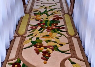 Designer long hallway rug