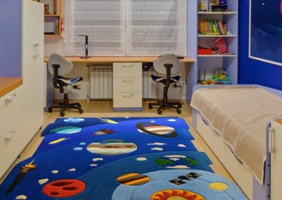 Kids rug Galaxy in interior