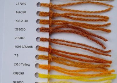 Color samples of tufting wool thread 7