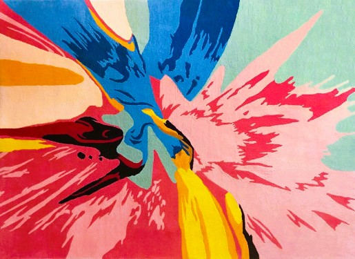 Ковер Брызги Краски общий вид