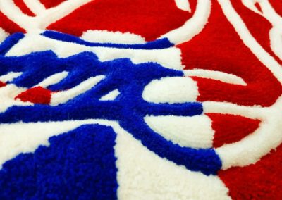 Рельефная стрижка на ковре Биг Бен - фрагмент центра
