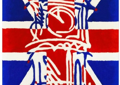 Ковер Биг Бен с абстрактным рисунком - вид сверху